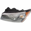 HEAD LAMP LH (SMOKED) EX/SX HQ REPLACEMENT FOR KIA SPECTRA (SEDAN) 2005 PARTSLINK NUMBER KI2502117