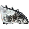 HEAD LAMP RH W/HID FOR JAPAN BUILT MODELS W/O AUTO ADJUST HQ REPLACEMENT FOR LEXUS RX300 2005 PARTSLINK NUMBER LX2503122