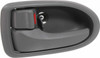 DOOR HANDLE FR LH INNER GRAY W/O CHROME REPLACEMENT FOR MAZDA MPV 2005 PARTSLINK NUMBER MA1352107