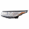 HEAD LAMP LH W/SMOKED CHROME W/CHROME BEZEL W/O LED DRL LE/LE PLUS/XLE MODEL CAPA REPLACEMENT FOR TOYOTA HIGHLANDER 2019 PARTSLINK NUMBER  TO2502251C