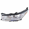 HEAD LAMP LH W/SMOKED CHROME W/CHROME BEZEL W/O LED DRL LE/LE PLUS/XLE MODEL HQ REPLACEMENT FOR TOYOTA HIGHLANDER 2019 PARTSLINK NUMBER TO2502251