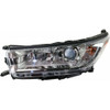 HEAD LAMP LH W/SMOKED CHROME W/CHROME BEZEL W/O LED DRL LE/LE PLUS/XLE MODEL CAPA  REPLACEMENT FOR TOYOTA HIGHLANDER HYBRID 2019 PARTSLINK NUMBER  TO2502251C