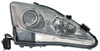 HEAD LAMP RH HALOGEN W/O AUTO LEVELING CAPA REPLACEMENT FOR LEXUS IS350 SEDAN 2008 PARTSLINK NUMBER  LX2503132C