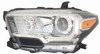 HEAD LAMP RH HALOGEN BLACK SIGNAL SR5 MODELS W/O LED DRL  REPLACEMENT FOR TOYOTA TACOMA PICKUP 2WD 2019 PARTSLINK NUMBER  TO2503276U