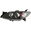 HEAD LAMP LH SDN CAPA REPLACEMENT FOR MAZDA MAZDA 3 2008 PARTSLINK NUMBER  MA2518108C