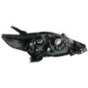 HEAD LAMP LH HALOGEN BLACK BEZEL CAPA REPLACEMENT FOR MAZDA MAZDA 5 2008 PARTSLINK NUMBER  MA2518128C