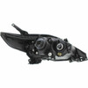 HEAD LAMP LH HALOGEN W/CHROME BEZEL HQ REPLACEMENT FOR MAZDA MAZDA 5 2008 PARTSLINK NUMBER  MA2518124