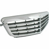 GRILLE CHROME GRAY W/O AMG PKG W/ELEGANCE PKG REPLACEMENT FOR MERCEDES C230 2008 PARTSLINK NUMBER  MB1200145