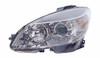 HEAD LAMP LH W/CHROME RING FROM 09/02/2007 CAPA REPLACEMENT FOR MERCEDES C230 2008 PARTSLINK NUMBER  MB2502163C