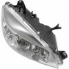 HEAD LAMP RH W/CHROME RING FROM 09/02/2007 CAPA REPLACEMENT FOR MERCEDES C230 2008 PARTSLINK NUMBER  MB2503163C