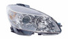 HEAD LAMP RH W/CHROME RING FROM 09/02/2007 CAPA REPLACEMENT FOR MERCEDES C230 2008 PARTSLINK NUMBER  MB2503163C
