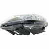 HEAD LAMP LH HALOGEN BLACK HOUSING HQ REPLACEMENT FOR MERCEDES C350 2008 PARTSLINK NUMBER  MB2502185