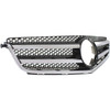 GRILLE PAINTED-SILVER GRAY W/CHROME MLDG W/AMG PKG REPLACEMENT FOR MERCEDES C63 AMG (4-DOOR) 2008 PARTSLINK NUMBER  MB1200158