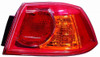 TAIL LAMP RH RED BEZEL CAPA REPLACEMENT FOR MITSUBISHI LANCER  2008 PARTSLINK NUMBER  MI2805100C