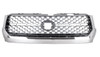 GRILLE FR CHROME FRAME W/ LIGHT GRAY HONEYCOMB CENTER     REPLACEMENT FOR  TOYOTA TUNDRA RWD 2019 PARTSLINK NUMBER   TO1200453