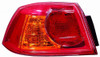 TAIL LAMP LH RED BEZEL CAPA REPLACEMENT FOR MITSUBISHI LANCER EVOLUTION 2008 PARTSLINK NUMBER  MI2804100C