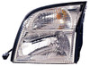 HEAD LAMP LH HQ REPLACEMENT FOR MERCURY MOUNTAINEER 2005 PARTSLINK NUMBER FO2502188