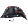 TAIL LAMP LH CLEAR/RED LENS (ES/LS MDL) HQ REPLACEMENT FOR MITSUBISHI LANCER 2005 PARTSLINK NUMBER MI2800119
