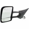 DOOR MIRROR LH POWER HTD MEMORY W/BIG TOW PKG CHROME FOR LE MODEL 04-15/SL 2014 REPLACEMENT FOR NISSAN TITAN PICKUP 2008 PARTSLINK NUMBER  NI1320204
