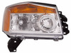 HEAD LAMP RH CAPA REPLACEMENT FOR NISSAN TITAN PICKUP 2008 PARTSLINK NUMBER  NI2503168C