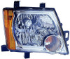 HEAD LAMP RH (EXCLUDE 09-15 S/X-MODELS) CAPA REPLACEMENT FOR NISSAN XTERRA 2008 PARTSLINK NUMBER  NI2503161C