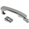 DOOR HANDLE FR LH OUTER CREW CAB W/OFFROAD PKG CHROME REPLACEMENT FOR NISSAN FRONTIER PICKUP 2005 PARTSLINK NUMBER NI1310120