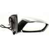 DOOR MIRROR RH POWER EXTENDED CAB LE CHROME REPLACEMENT FOR NISSAN FRONTIER PICKUP 2005 PARTSLINK NUMBER NI1321170