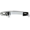 DOOR HANDLE FR RH/ RR LH/RH OUTER CHROME W/O KEY HOLE REPLACEMENT FOR PONTIAC TORRENT 2008 PARTSLINK NUMBER  GM1311180