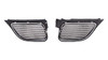 GRILLE LH UPPER MATTE-DARK GRAY W/CHROME MLDG REPLACEMENT FOR PONTIAC VIBE 2008 PARTSLINK NUMBER  GM1200652