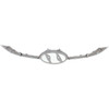 GRILLE MOULDING UPPER CHROME  REPLACEMENT FOR HYUNDAI ELANTRA GT-HATCHBACK 2015 PARTSLINK NUMBER  HY1217102