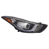 HEAD LAMP RH LED PROJECTOR TYPE USA BUILT CAPA   REPLACEMENT FOR HYUNDAI ELANTRA SEDAN 2015 PARTSLINK NUMBER  HY2503186C
