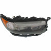 HEAD LAMP RH W/SPORT PKG (BLACK) HQ REPLACEMENT FOR SUBARU FORESTER 2008 PARTSLINK NUMBER  SU2503135