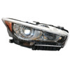 HEAD LAMP RH HID W/O ECO PKG W/O ADAPT CAPA  REPLACEMENT FOR INFINITI Q50 SEDAN 2015 PARTSLINK NUMBER   	IN2503157C