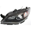 HEAD LAMP LH BLACK HALOGEN CAPA REPLACEMENT FOR SUBARU OUTBACK IMPREZA 2008 PARTSLINK NUMBER  SU2502125C