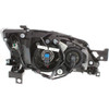 HEAD LAMP LH BLACK HALOGEN HQ REPLACEMENT FOR SUBARU OUTBACK IMPREZA 2008 PARTSLINK NUMBER  SU2502125