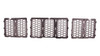 GRILLE MATTE-BLACK HONEYCOMB STYLE  REPLACEMENT FOR JEEP GRAND CHEROKEE 2015 PARTSLINK NUMBER  	CH1200377