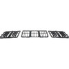 GRILLE MATTE-BLACK LOUVERED STYLE LAREDO/LTD  REPLACEMENT FOR JEEP GRAND CHEROKEE 2015 PARTSLINK NUMBER  CH1200369