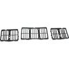 GRILLE MATTE-BLACK LOUVERED STYLE LAREDO/LTD  REPLACEMENT FOR JEEP GRAND CHEROKEE 2015 PARTSLINK NUMBER  CH1200369