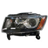 HEAD LAMP LH HALOGEN STD TYPE BLACK BEZEL CAPA  REPLACEMENT FOR JEEP GRAND CHEROKEE 2015 PARTSLINK NUMBER  CH2502308C