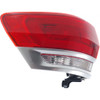 TAIL LAMP LH PLATINUM INSERT LAREDO/LIMITED/OVERLAND/SUMMIT CAPA  REPLACEMENT FOR JEEP GRAND CHEROKEE 2015 PARTSLINK NUMBER  CH2804111C
