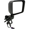 DOOR MIRROR RH POWER HEATED NON FOLDABLE TEXTURED BLACK  REPLACEMENT FOR JEEP WRANGLER 2015 PARTSLINK NUMBER  CH1321390