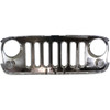GRILLE ALL CHROME  REPLACEMENT FOR JEEP WRANGLER 2015 PARTSLINK NUMBER  CH1200328