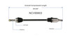 C V AXLE RR LH/RH AWD REPLACEMENT FOR TOYOTA MATRIX 2008 PARTSLINK NUMBER  NCV69903