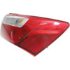 TAIL LAMP RH W/O LED EX/LX CAPA  REPLACEMENT FOR KIA RIO SEDAN 2015 PARTSLINK NUMBER  KI2805109C