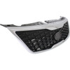 GRILLE PAINTED BLACK W/CHROME MOULDING  REPLACEMENT FOR KIA SORENTO 2015 PARTSLINK NUMBER  KI1200155