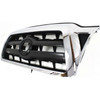 GRILLE CHROME/BLACK REPLACEMENT FOR TOYOTA TACOMA PICKUP 4WD 2008 PARTSLINK NUMBER  TO1200268