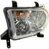 HEAD LAMP LH TUNDRA W/O LEVEL HQ REPLACEMENT FOR TOYOTA TUNDRA PICKUP 2008 PARTSLINK NUMBER  TO2502171