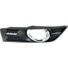 FOG LAMP BEZEL FR LH W/CHROME MOLDING  REPLACEMENT FOR CADILLAC SRX 2013 PARTSLINK NUMBER  GM1038125