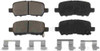 BRAKE PADS SET RR CERAMIC REPLACEMENT FOR PONTIAC GRAND PRIX 2005 PARTSLINK NUMBER D999