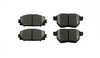 BRAKE PADS SET FR CERAMIC REPLACEMENT FOR TOYOTA YARIS HATCHBACK 2008 PARTSLINK NUMBER  D1184
